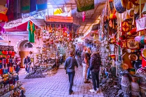 Handmade Moroccan gifts for Christmas shopping in Marrakech souks
