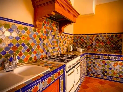 Traditional Moroccan kitchen setup for a Festive cooking class in Fez
